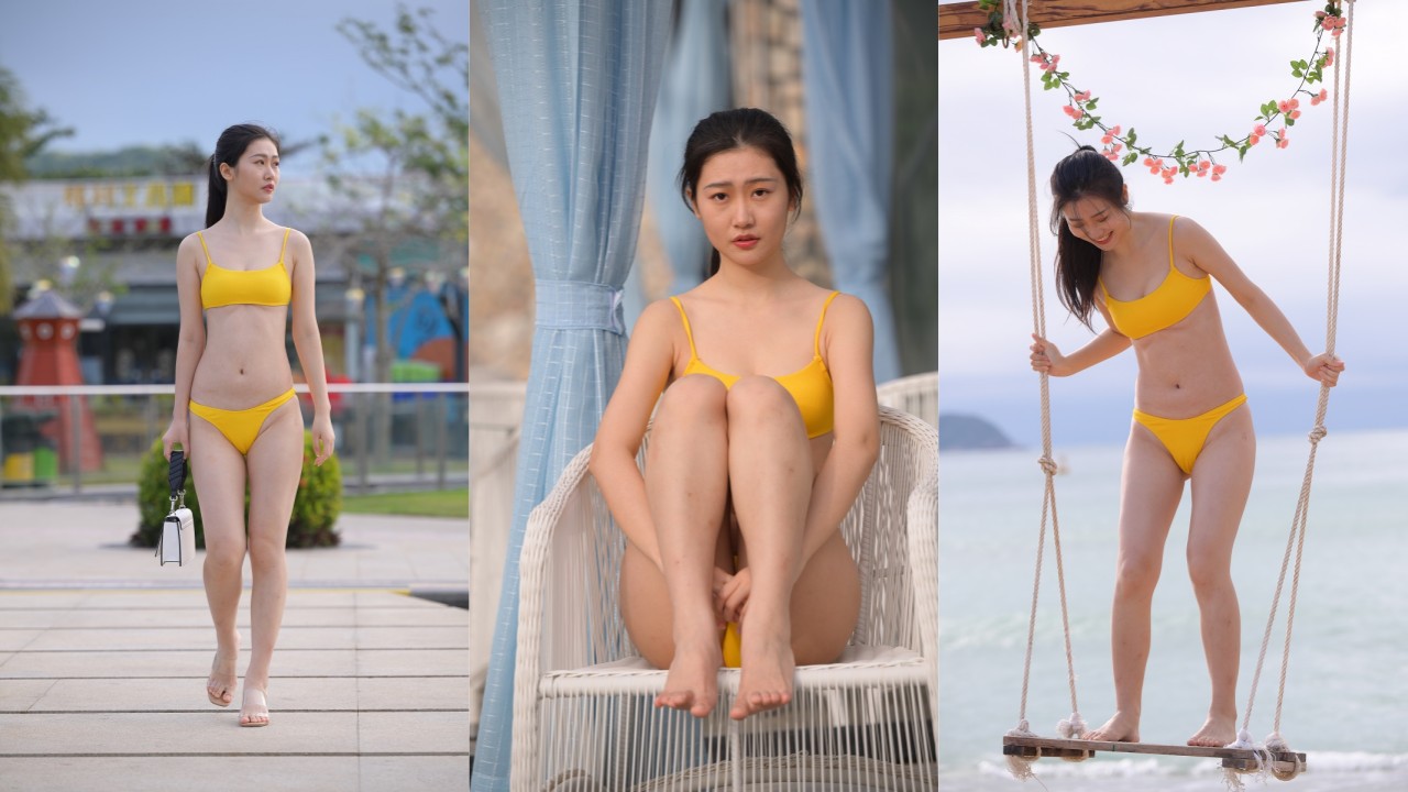 魂魂旅拍作品 第十六篇：黄色泳装美女